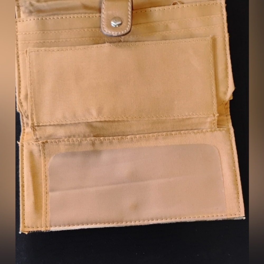 Jeun Bang Elegant Brown Leather Wallet W/ Lots Of Slots & A Checkbook Area NWO🎁 - Picture 5 of 6